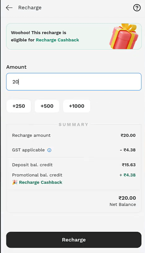 probo app money deposit