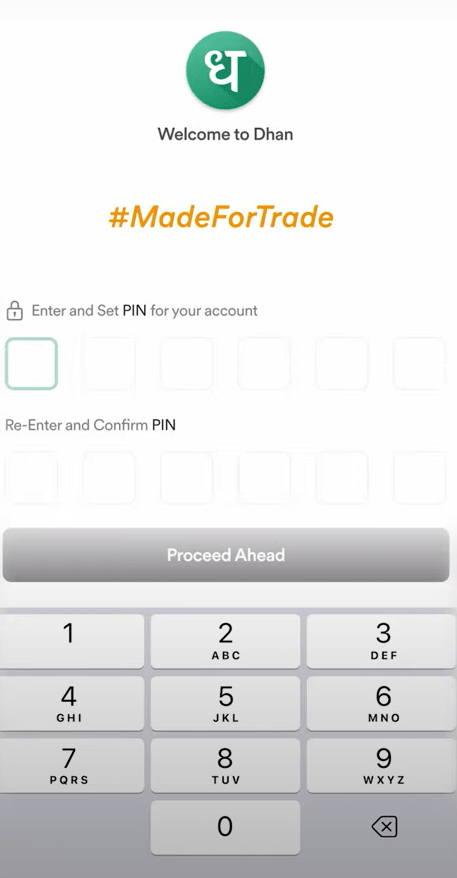 dhani app sign up process